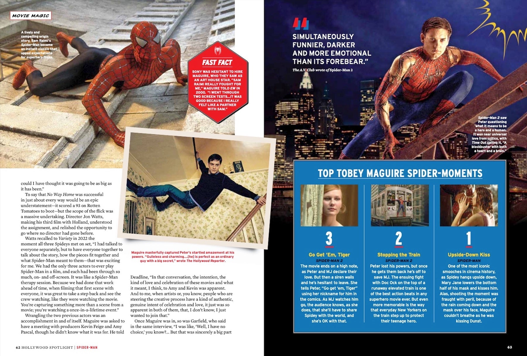 Hollywood Spotlight - The Ultimate Guide to Spider-Man: The Spider-Verse, All the Movies, TV Shows, Comics, Behind the Scenes Secrets, Plus What's Next for the World's Favorite Web-Slinger Magazine Shop US
