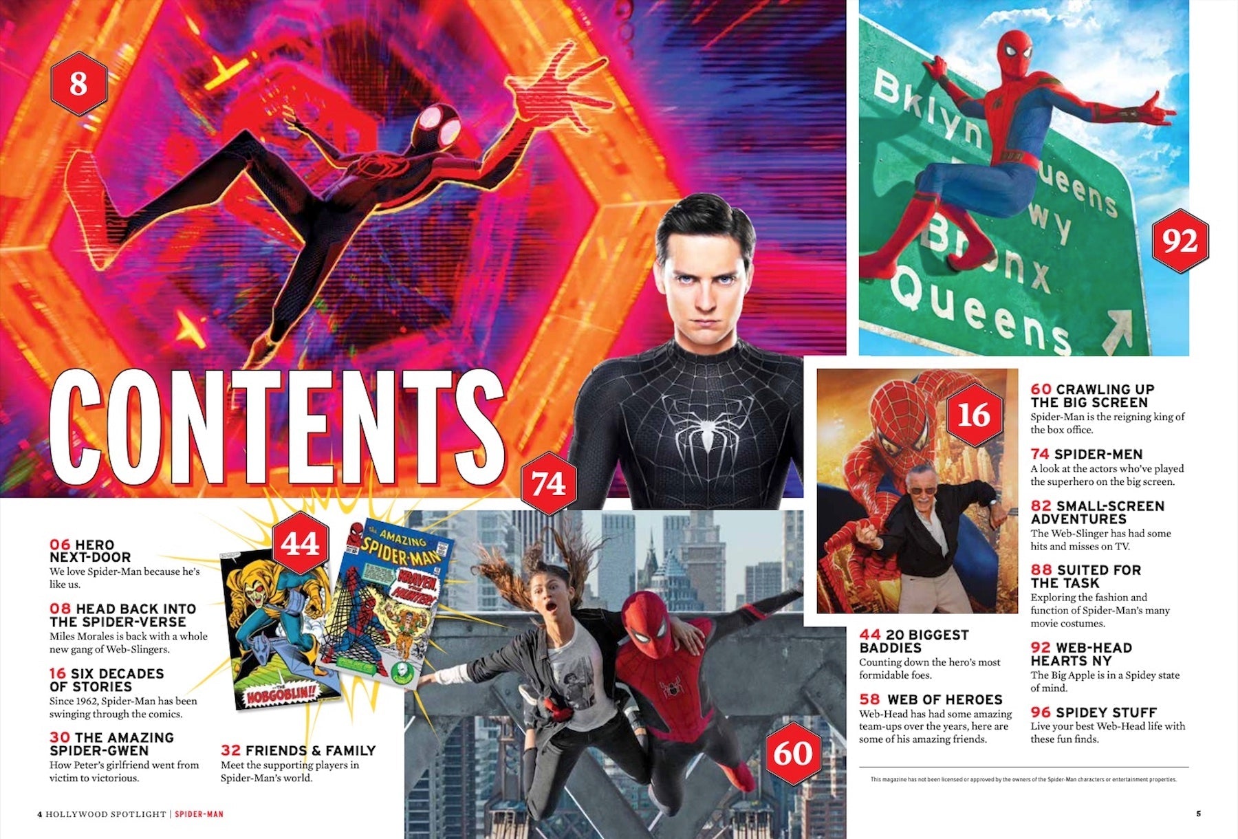 Hollywood Spotlight - The Ultimate Guide to Spider-Man: The Spider-Verse, All the Movies, TV Shows, Comics, Behind the Scenes Secrets, Plus What's Next for the World's Favorite Web-Slinger Magazine Shop US