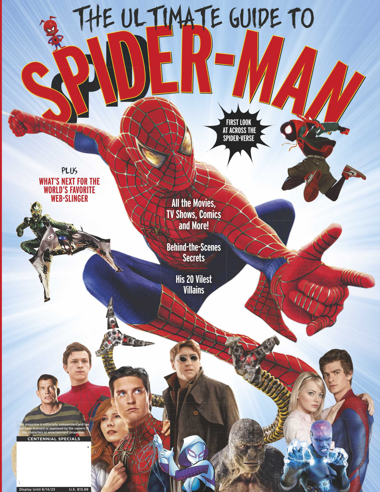 Hollywood Spotlight - The Ultimate Guide to Spider-Man: The Spider-Verse, All the Movies, TV Shows, Comics, Behind the Scenes Secrets, Plus What's Next for the World's Favorite Web-Slinger Magazine Shop US