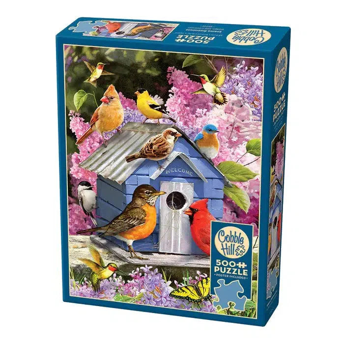 Spring Birdhouse 500 Piece Jigsaw Puzzle Cobble Hill Puzzle Merchant