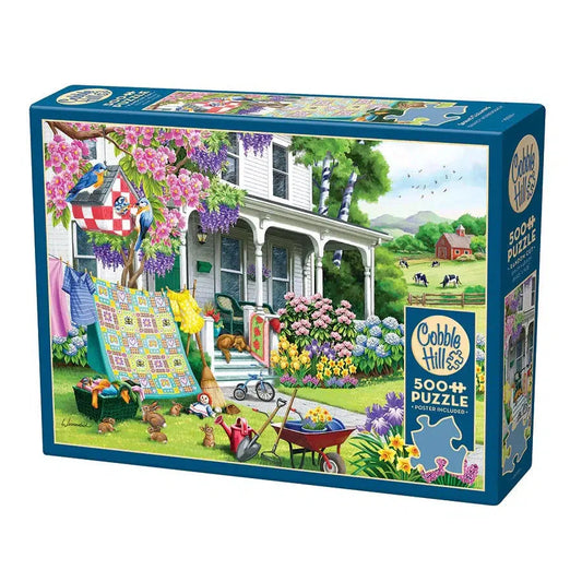 Spring Cleaning 500 Piece Jigsaw Puzzle Cobble Hill Puzzle Merchant
