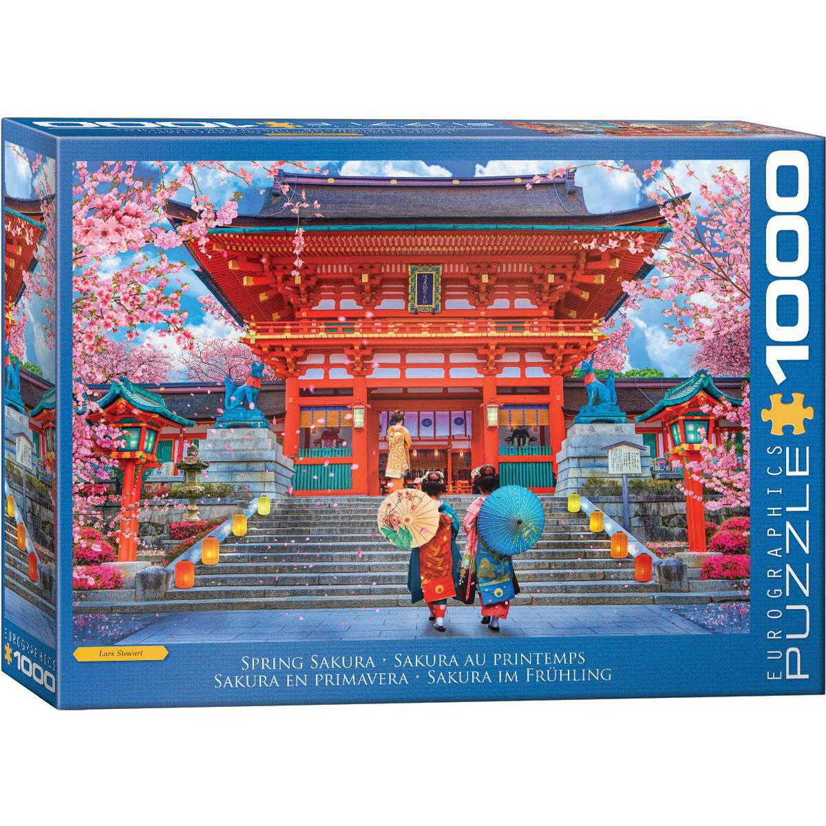 Spring Sakura 1000 Piece Jigsaw Puzzle Eurographics Puzzle Merchant