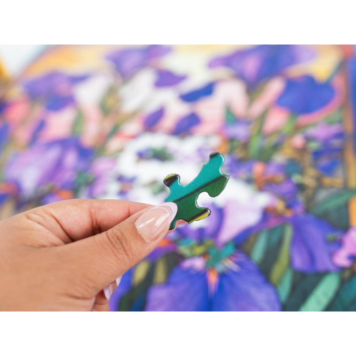 Stain Glass Iris 500 Piece Jigsaw Puzzle Springbok