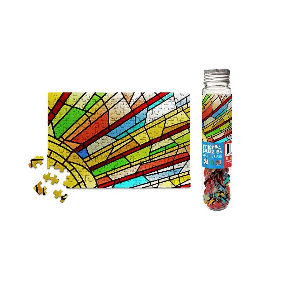 Stained Glass Window 150 Piece Mini Jigsaw Puzzle Micro Puzzles Puzzle Merchant