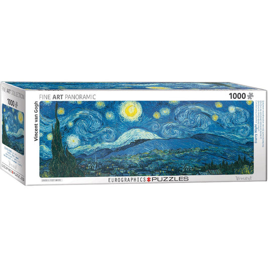Starry Night 1000 Piece Panoramic Jigsaw Puzzle Eurographics
