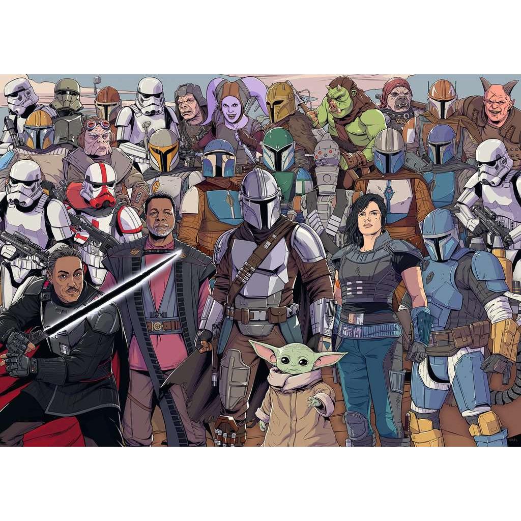 Stars Wars Mandalorian Challenge 1000 Piece Jigsaw Puzzle Ravensburger