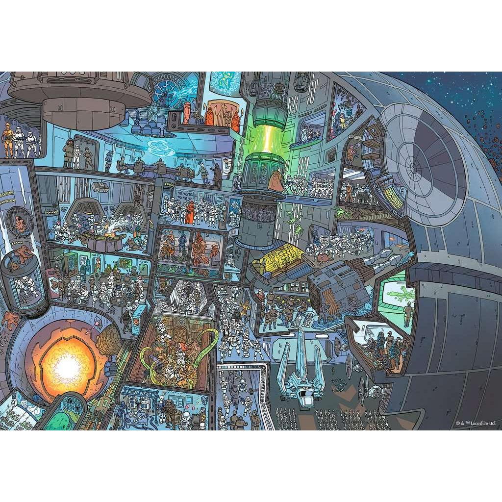 Stars Wars Where's Wookie 1000 Piece Jigsaw Puzzle Ravensburger