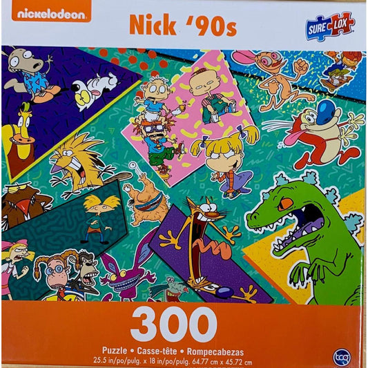 Sticker Book Nick '90s 300 Piece Jigsaw Puzzle Sure Lox