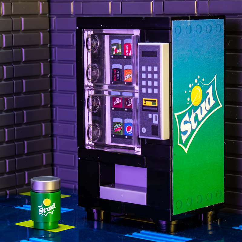 Stud - B3 Customs Soda Vending Machine made using LEGO parts B3 Customs