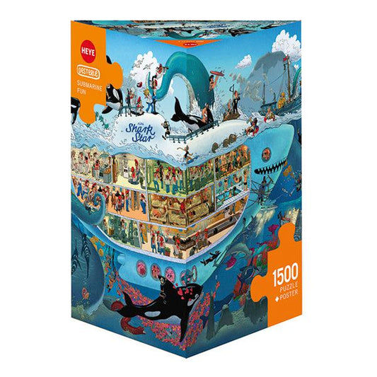 Submarine Fun 1500 Piece Jigsaw Puzzle Heye Puzzle Merchant