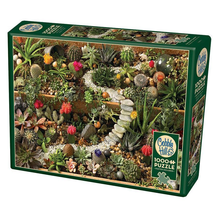 Succulent Garden (Large Box) 1000 Piece Jigsaw Puzzle Cobble Hill Puzzle Merchant