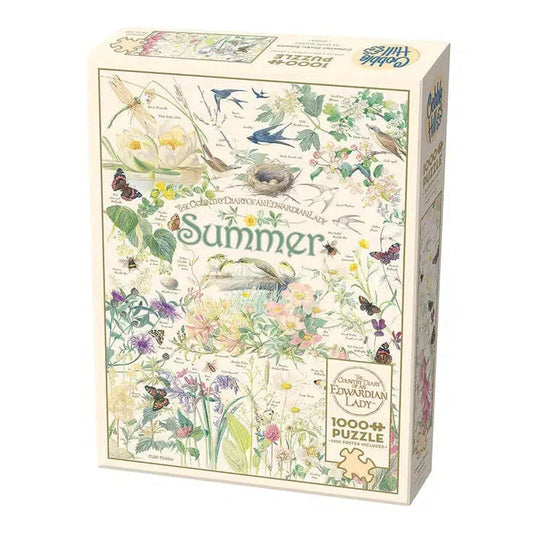 Summer Country Diary 1000 Piece Jigsaw Puzzle Cobble Hill Puzzle Merchant