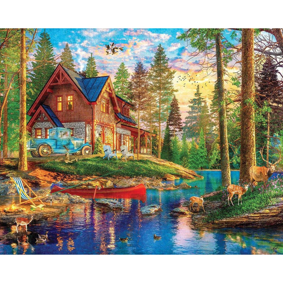 Summer Retreat 1000 Piece Jigsaw Puzzle White Mountain
