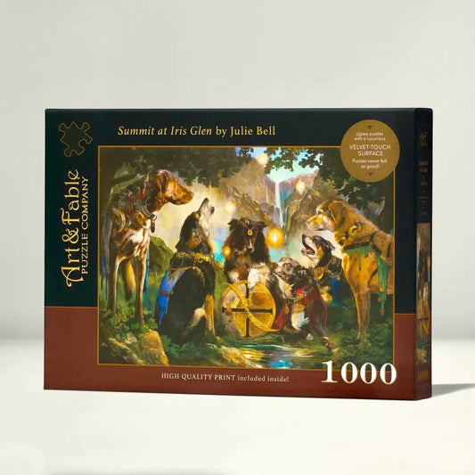 Summit at Iris Glen 1000 Piece Premium Jigsaw Puzzle Art & Fable Puzzle Merchant