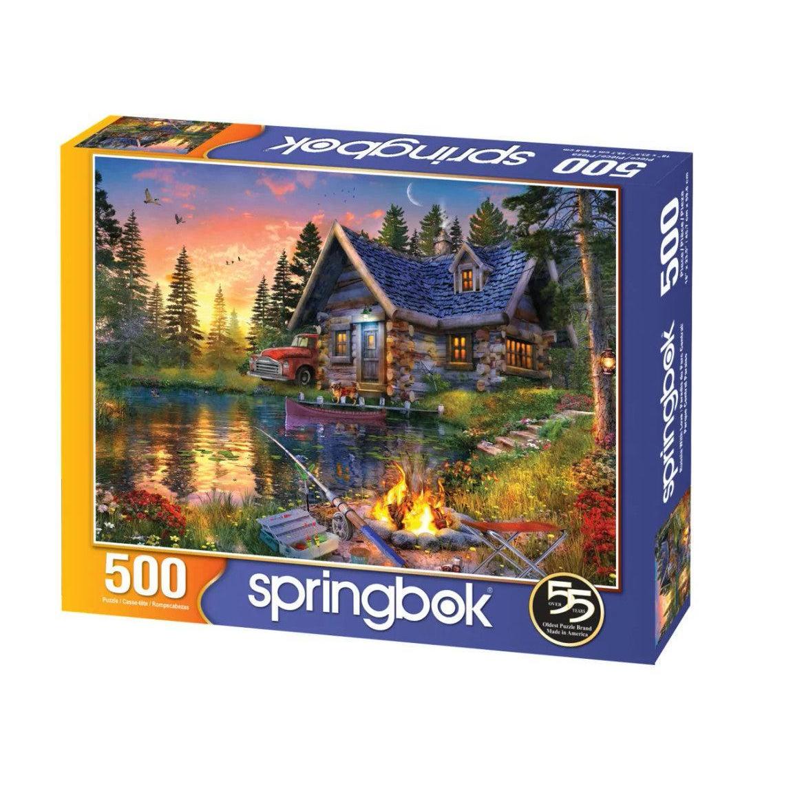 Sun Kissed Cabin 500 Piece Jigsaw Puzzle Springbok