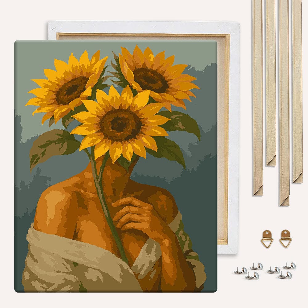 Sunflower love - Paint By Numbers Kit