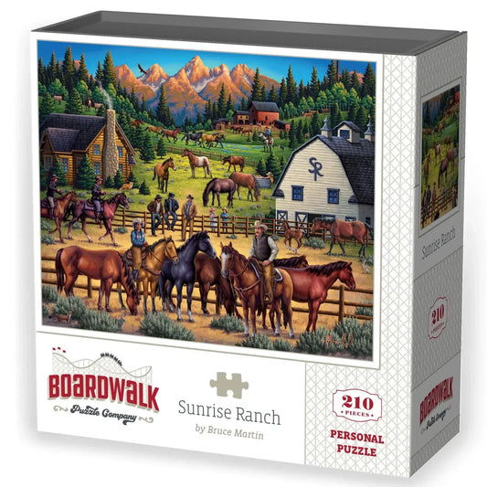Sunrise Ranch 210 Piece Jigsaw Puzzle Boardwalk Puzzle Merchant