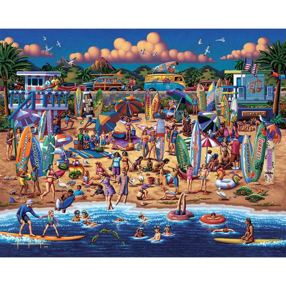 Surfin' USA 300 Piece Jigsaw Puzzle Dowdle