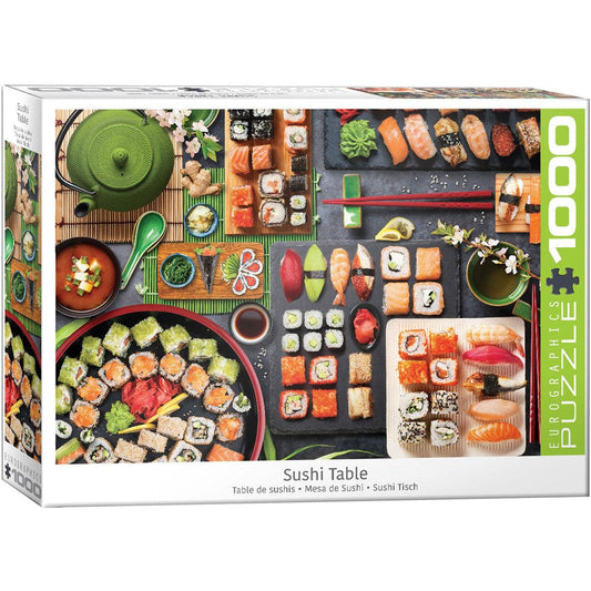 Sushi Table 1000 Piece Jigsaw Puzzle Eurographics Puzzle Merchant