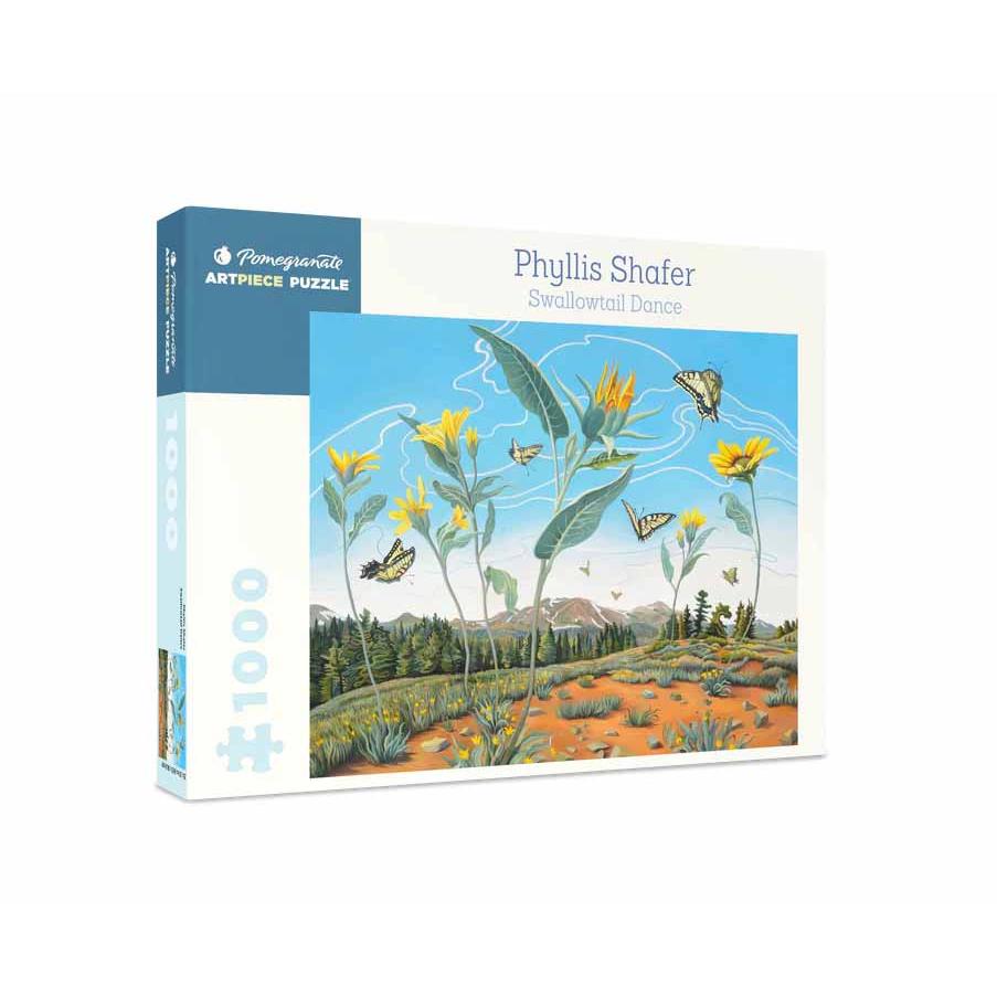 Swallowtail Dance 1000 Piece Jigsaw Puzzle Pomegranate