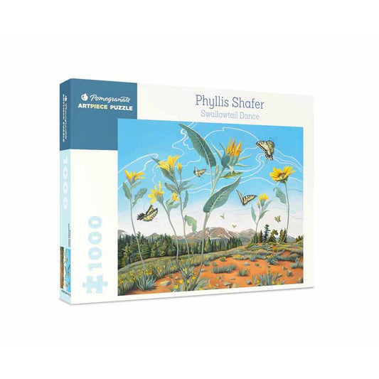 Swallowtail Dance 1000 Piece Jigsaw Puzzle Pomegranate