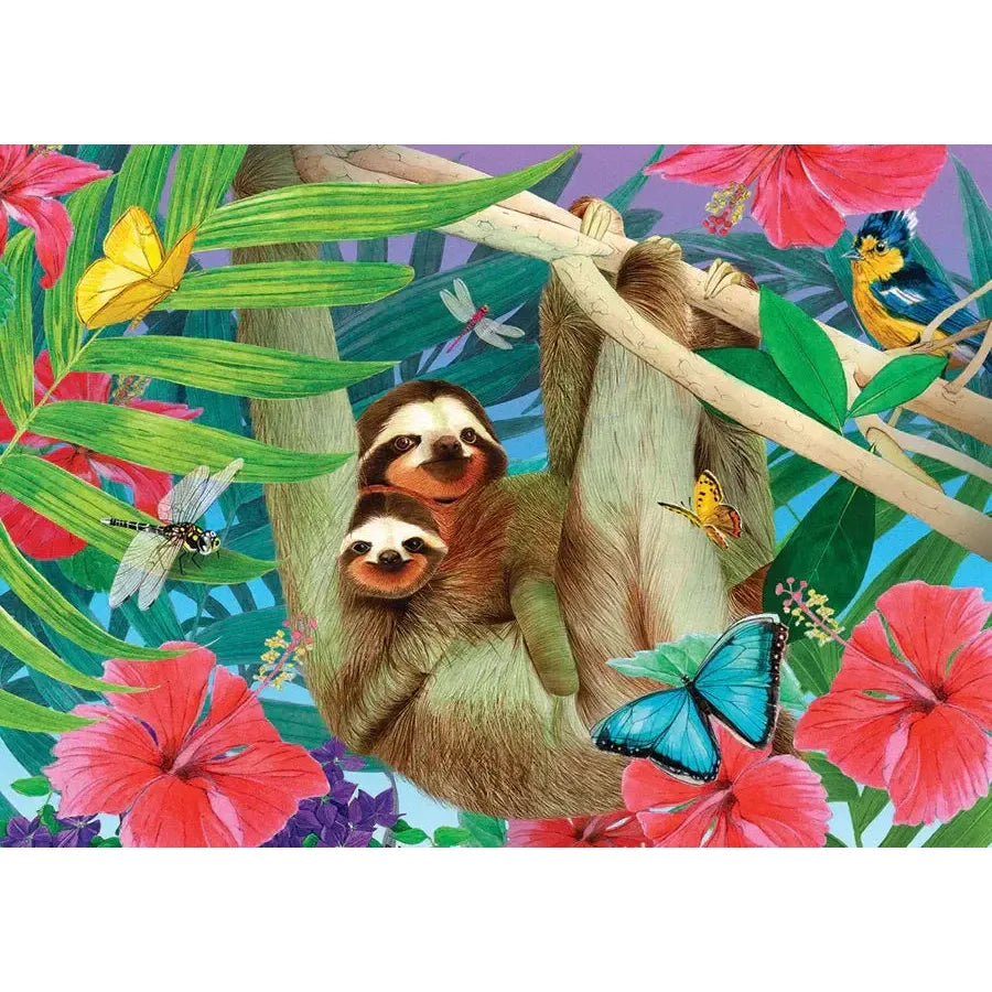 Sweet Sloths 1000 Piece Jigsaw Puzzle Enjoy