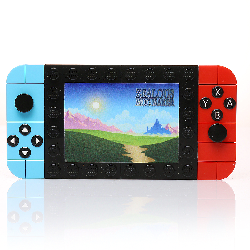 Custom Pretendo 2017 Handheld Console Building Set made using LEGO parts B3 Customs