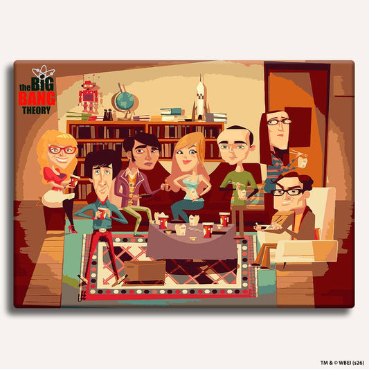 The Big Bang Theory - Paint By Numbers Kit 15.7" x 23.6" (40x60cm) Craft Hub