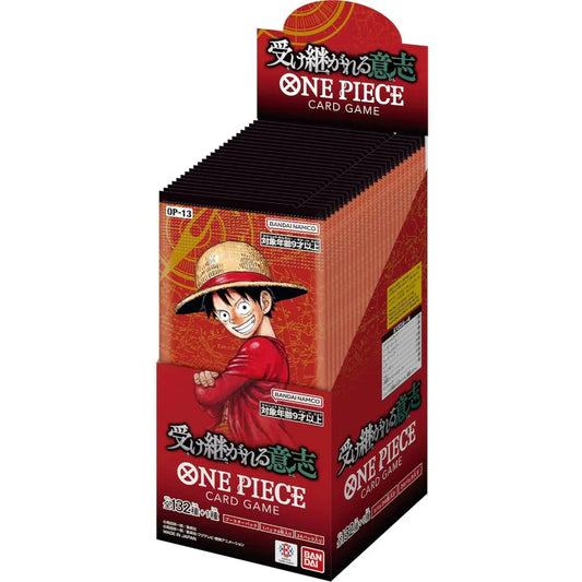 (Japanese) One Piece TCG: Carrying on His Will OP-13 Booster Box Spoils and Loot