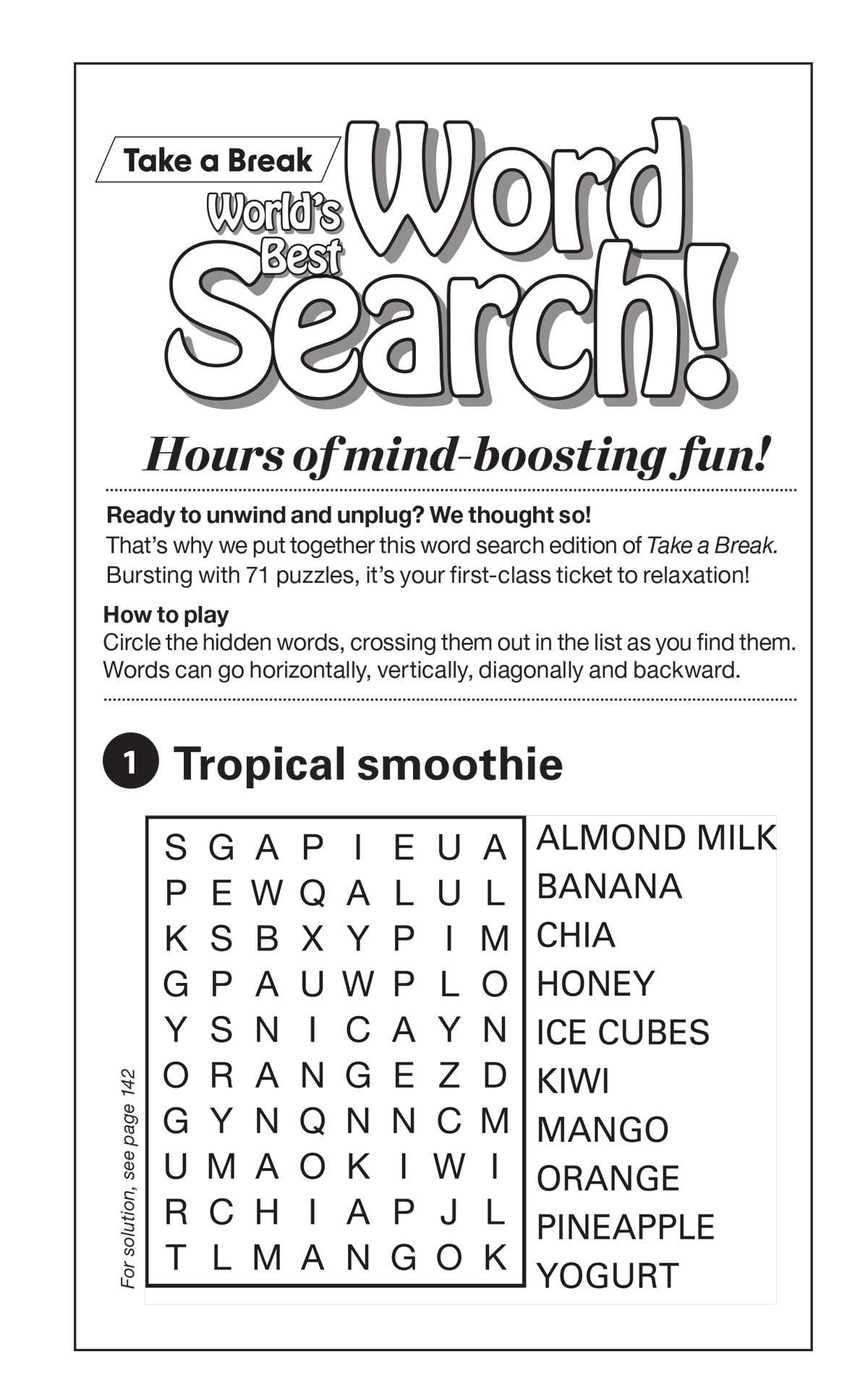 Take a Break - Word Search (Large Print): 71 Fall Themed Puzzles, Easy To Read Size, Hours Of Mind Boosting Fun, Brain Challenges, Relax, Unwind, De-Stress, Reduce Anxiety, Sit Back & Solve! Magazine Shop US