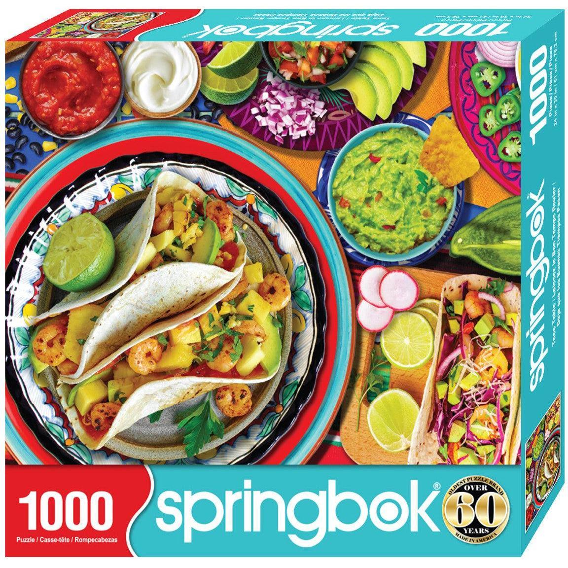 Taco Table 1000 Piece Jigsaw Puzzle Springbok