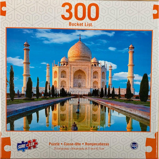 Taj Mahal Bucket List 300 Piece Jigsaw Puzzle Sure Lox