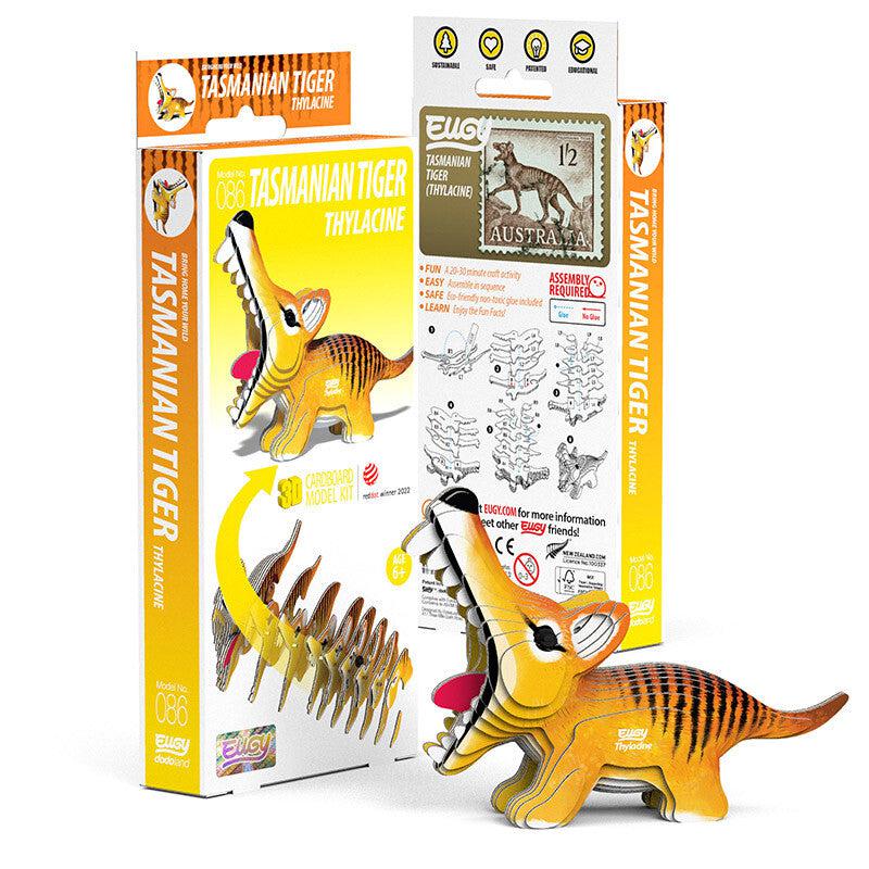 Tasmanian Tiger 3D Cardboard Model Kit Eugy Puzzle Merchant