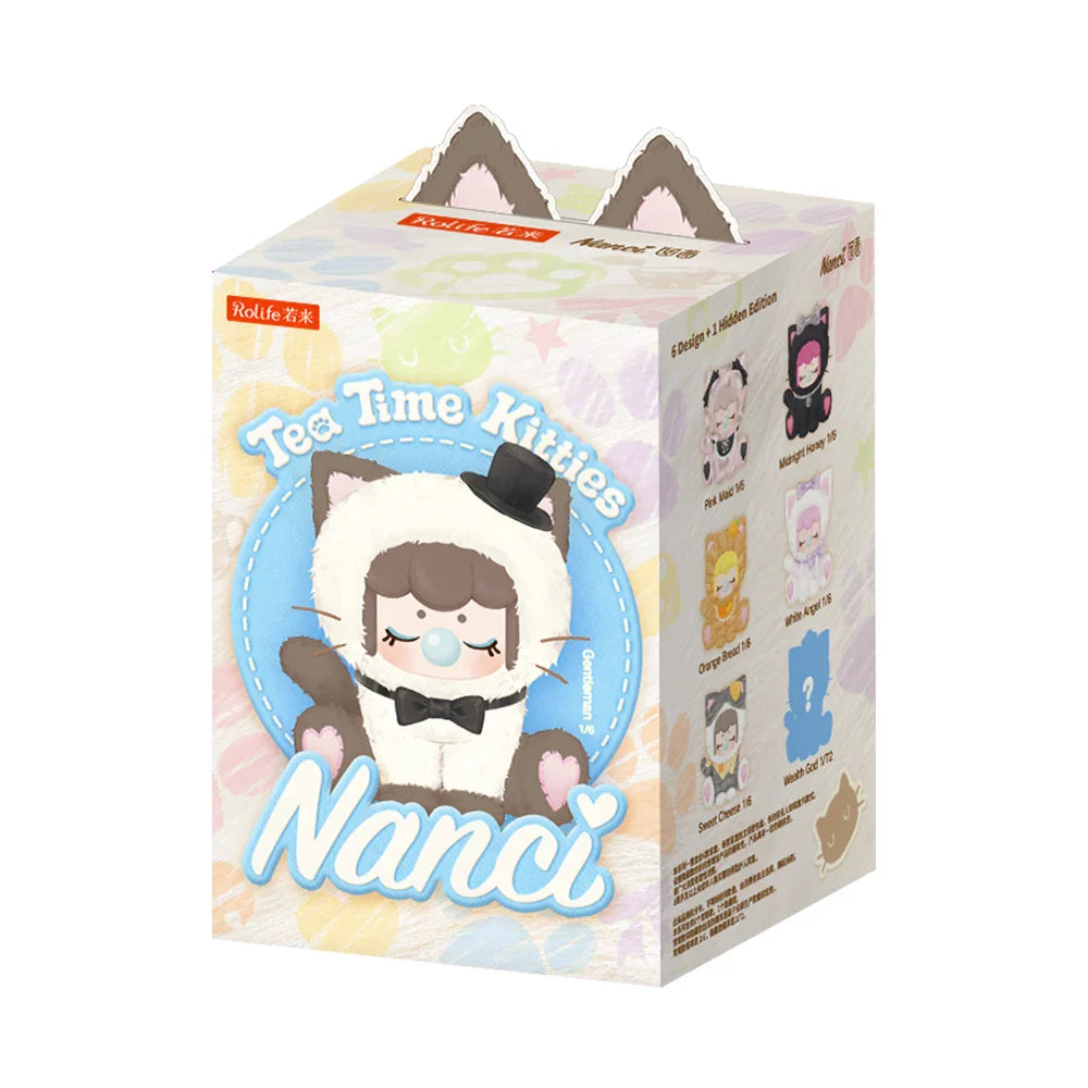 Rolife Nanci's Tea Time Kitties Surprise Plush Dolls Blind Box Super Anime Store