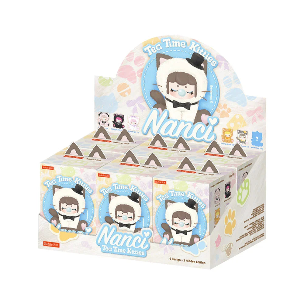 Rolife Nanci's Tea Time Kitties Surprise Plush Dolls Blind Box Super Anime Store