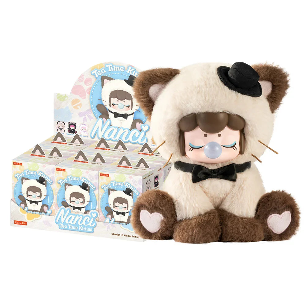 Rolife Nanci's Tea Time Kitties Surprise Plush Dolls Blind Box Super Anime Store
