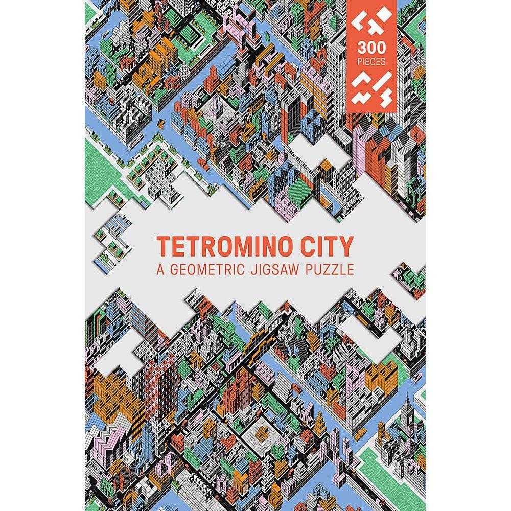 Tetromino City 300 Geometric Piece Jigsaw Puzzle Laurence King Puzzle Merchant