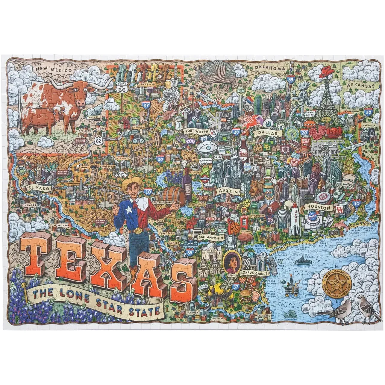 Texas 1000 Piece Jigsaw Puzzle Birdie