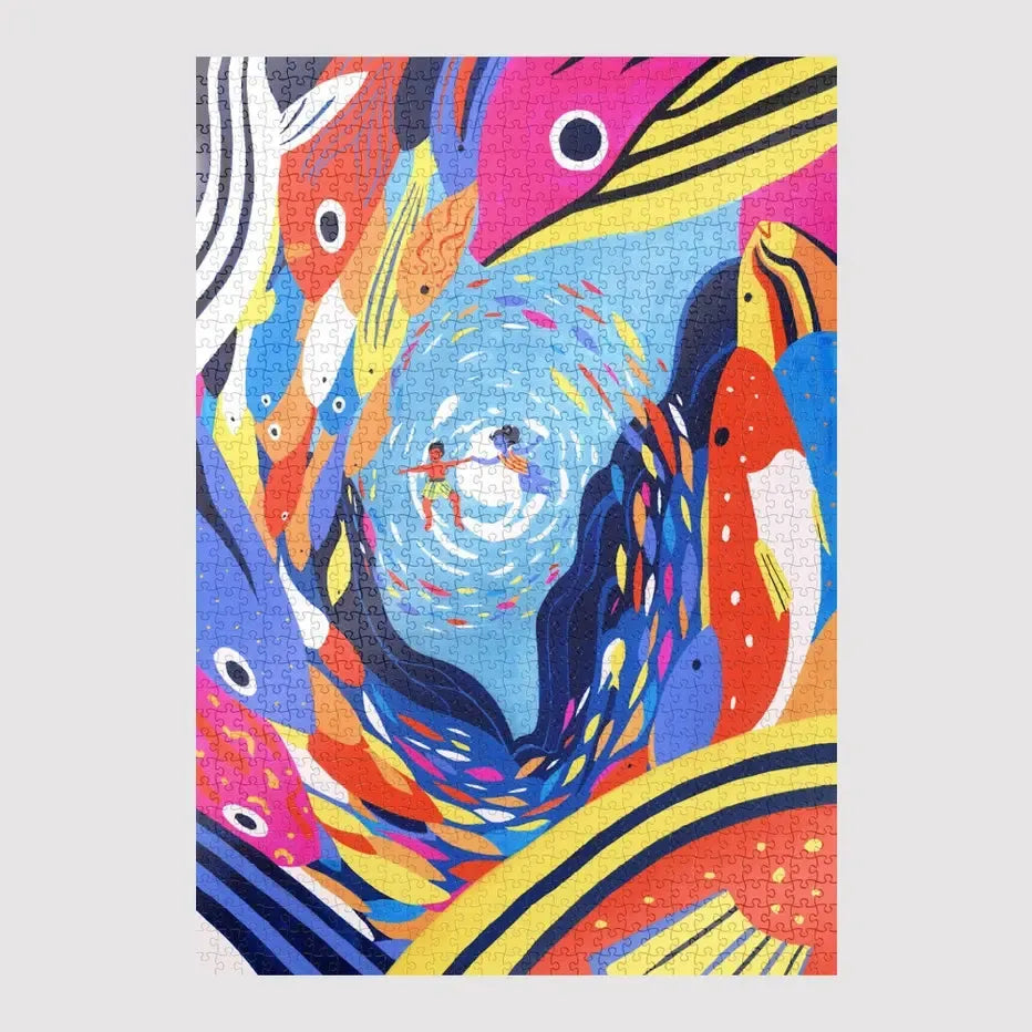 The Aquatic Ballet By Roxane Campoy 1000 Piece LE Jigsaw Puzzle Sulo