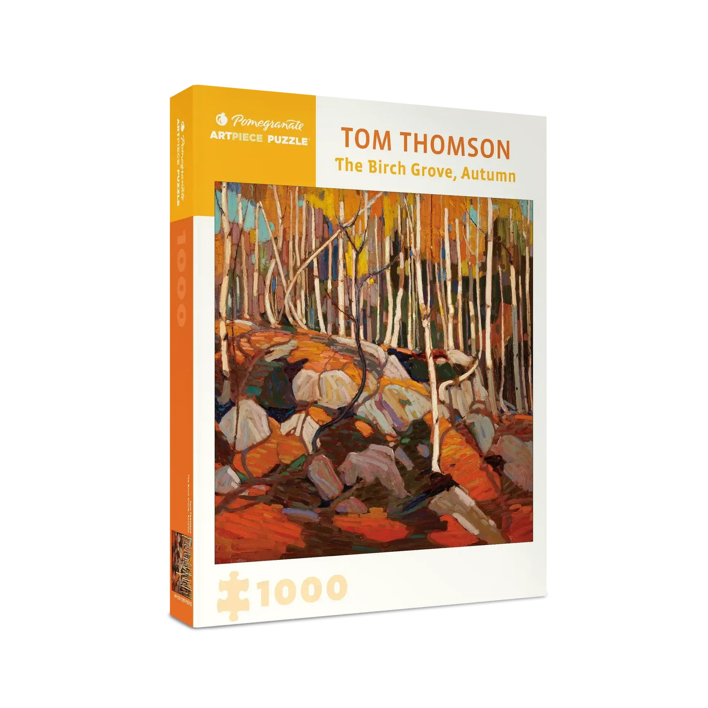 The Birch Groove, Autumn 1000 Piece Jigsaw Puzzle Pomegranate