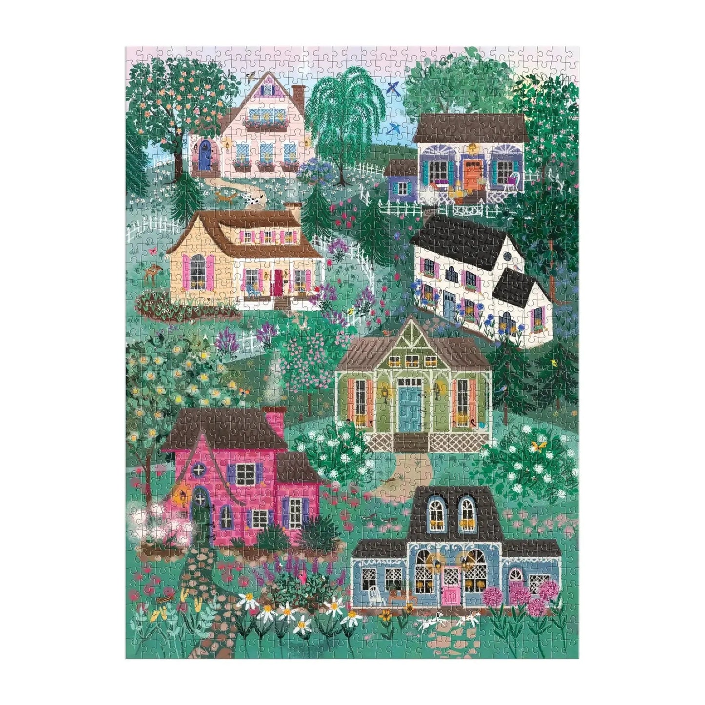 The Cottage Hills 1000 Piece Jigsaw Puzzle Galison