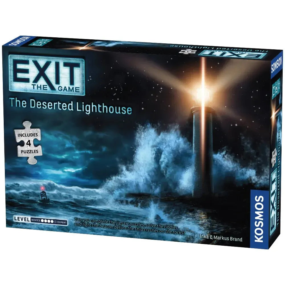 The Deserted Lighthouse with Jigsaw Puzzles - Exit the Escape Room Game - Kosmos Puzzle Merchant