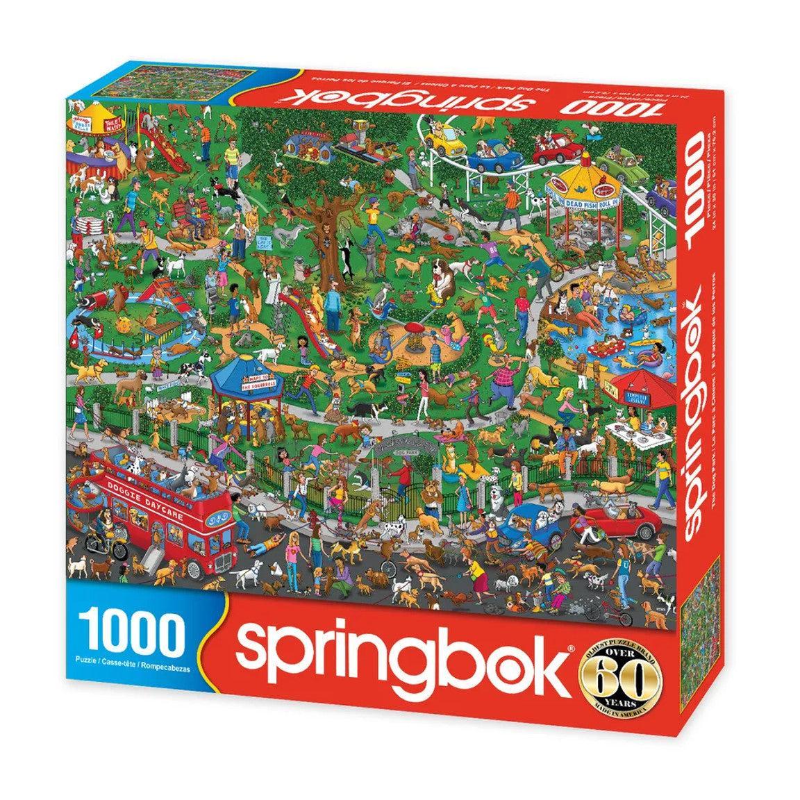 The Dog Park 1000 Piece Jigsaw Puzzle Springbok Puzzle Merchant