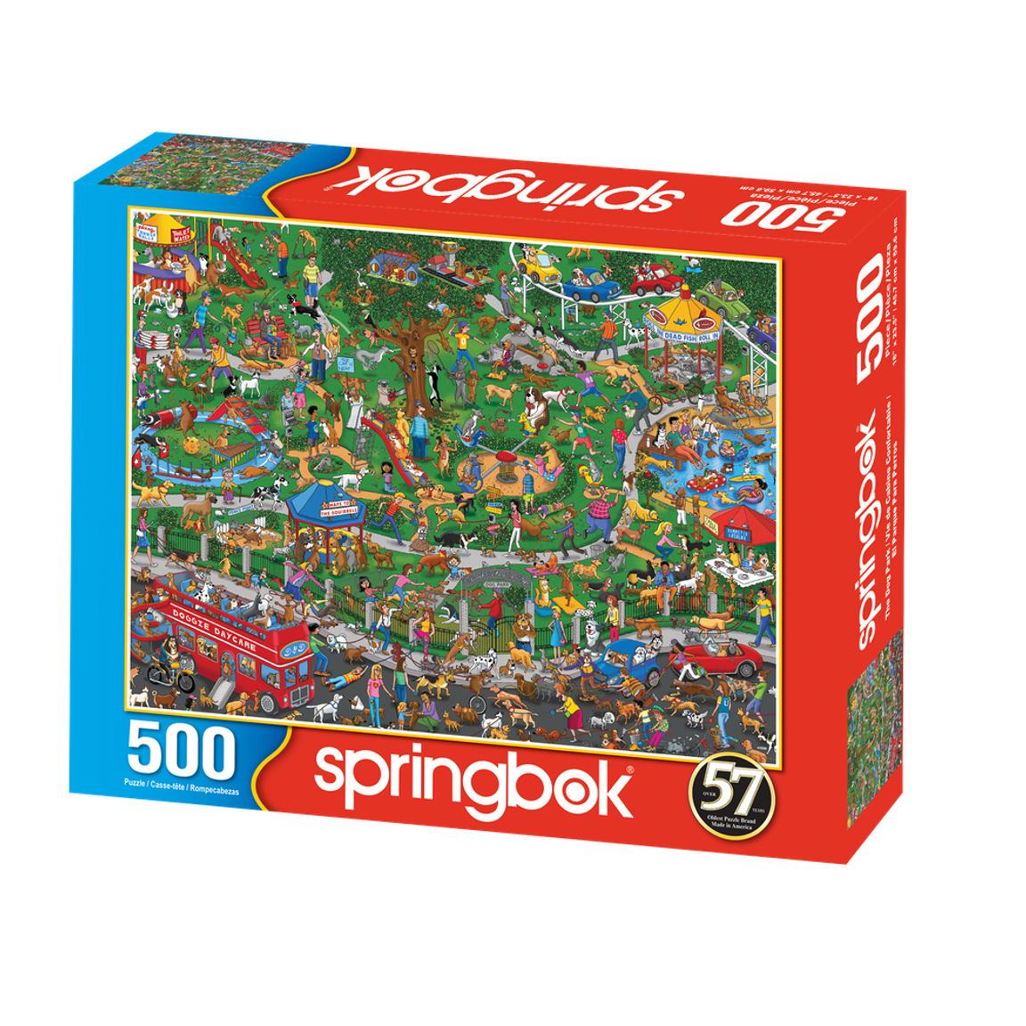 The Dog Park 500 Piece Jigsaw Puzzle Springbok Puzzle Merchant