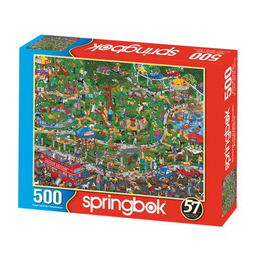 The Dog Park 500 Piece Jigsaw Puzzle Springbok Puzzle Merchant