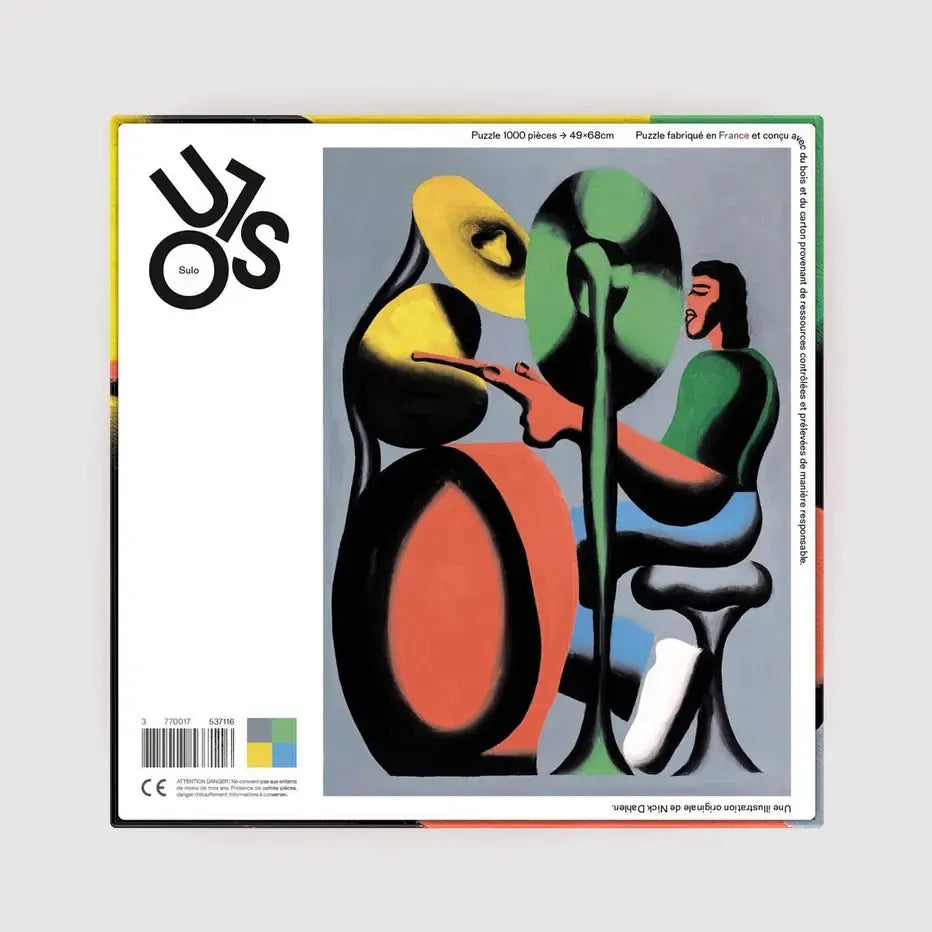 The Drummer By Nick Dahlen 1000 Piece Limited Edition Jigsaw Puzzle Sulo