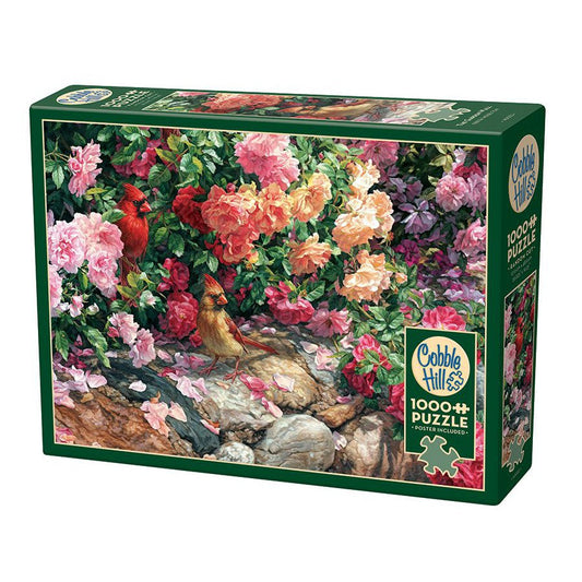 The Garden Wall 1000 Piece Jigsaw Puzzle Cobble Hill Puzzle Merchant