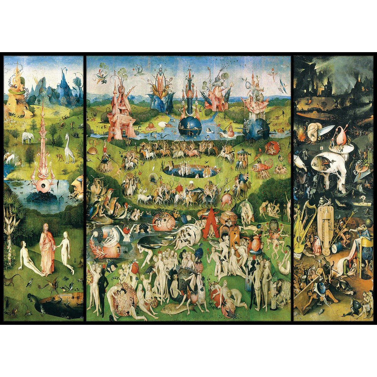 The Garden of Earthly Delights 1000 Piece Jigsaw Puzzle Eurographics