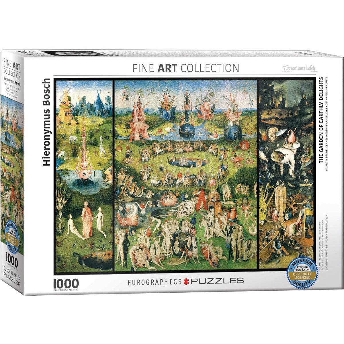 The Garden of Earthly Delights 1000 Piece Jigsaw Puzzle Eurographics Puzzle Merchant