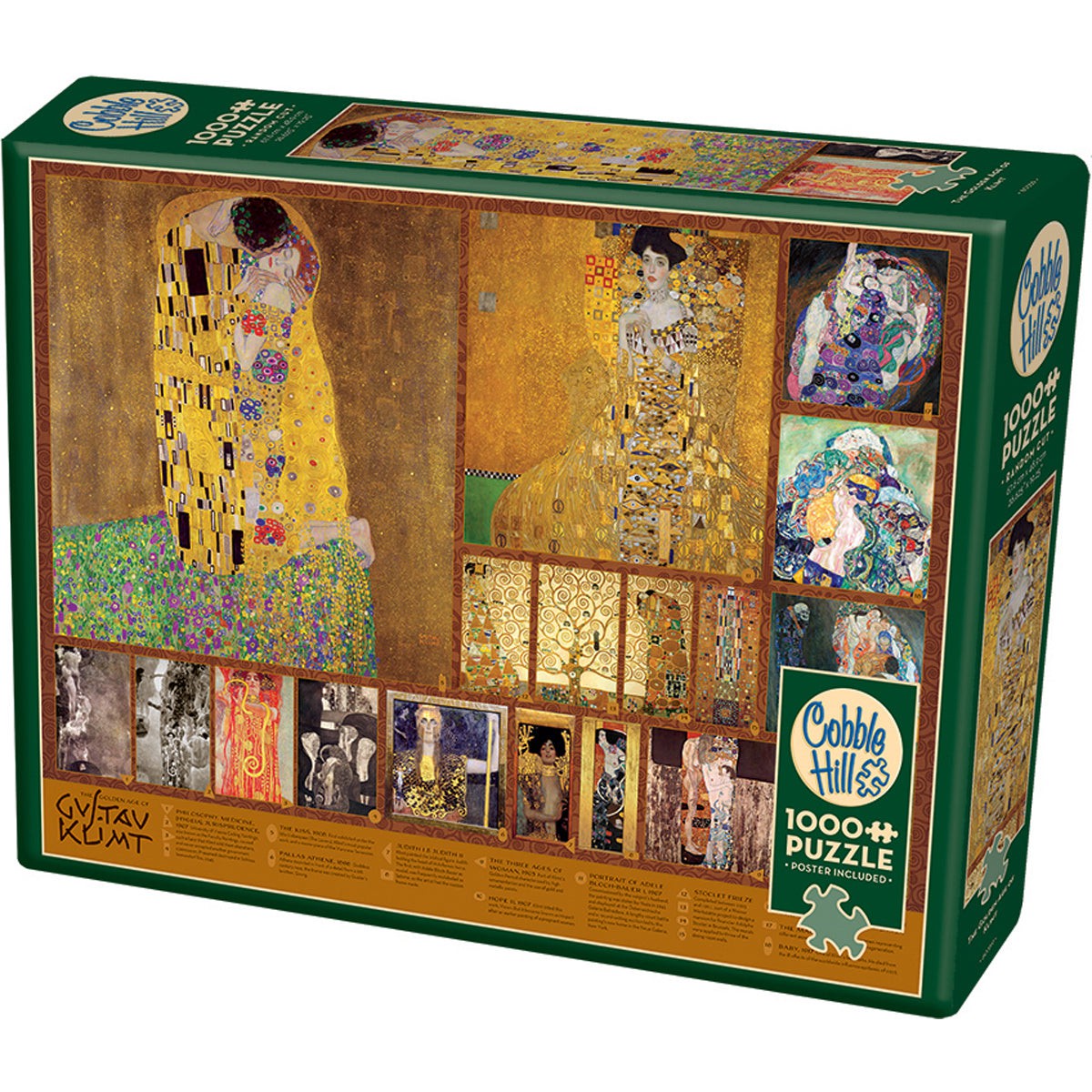The Golden Age of Klimt 1000 Piece Jigsaw Puzzle Cobble Hill Puzzle Merchant